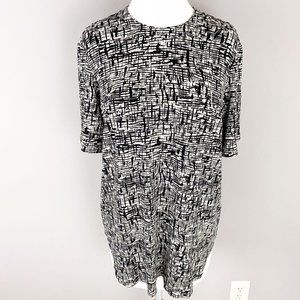 CCH Collection Short Sleeve Black Open Back Blouse